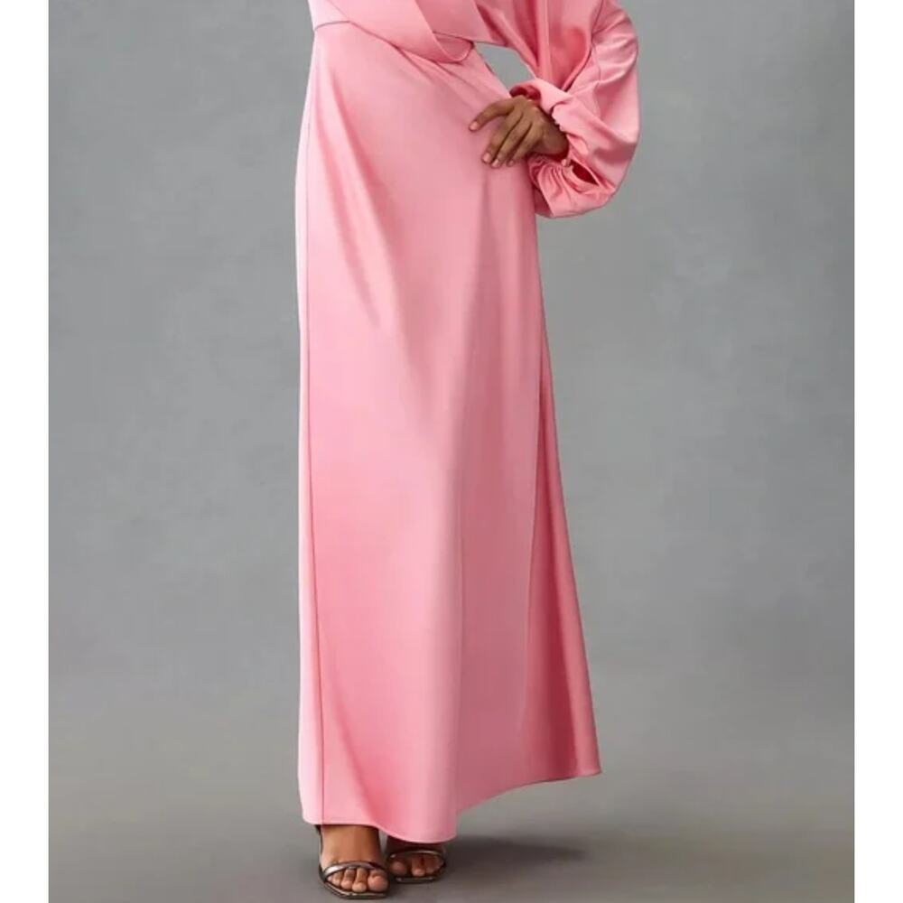New Significant Other One-Sleeve Pink Column Dress - Size 10 - Picture 3 of 7